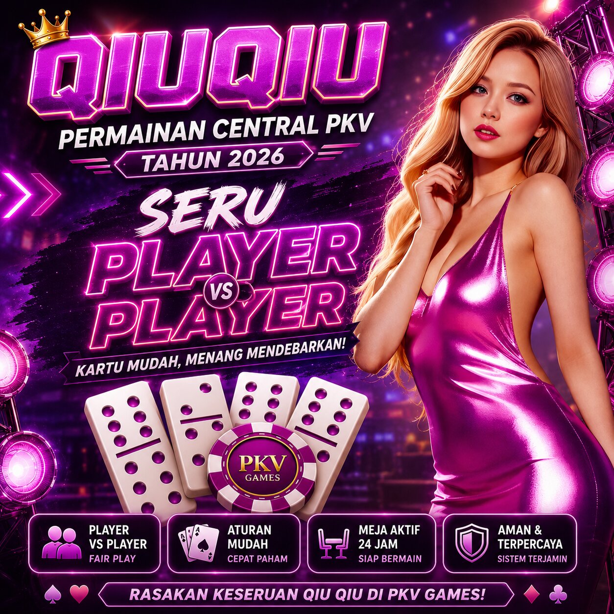 QiuQiu: Permainan Central PKV Tahun 2026 Seru Player vs Player